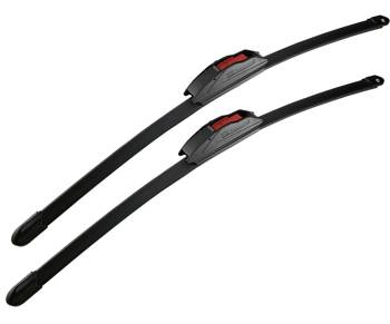 Front & Rear kit of Aero Flat Wiper Blades fit TOYOTA Avensis Verso (M20/21) May.2001-Nov.2009 